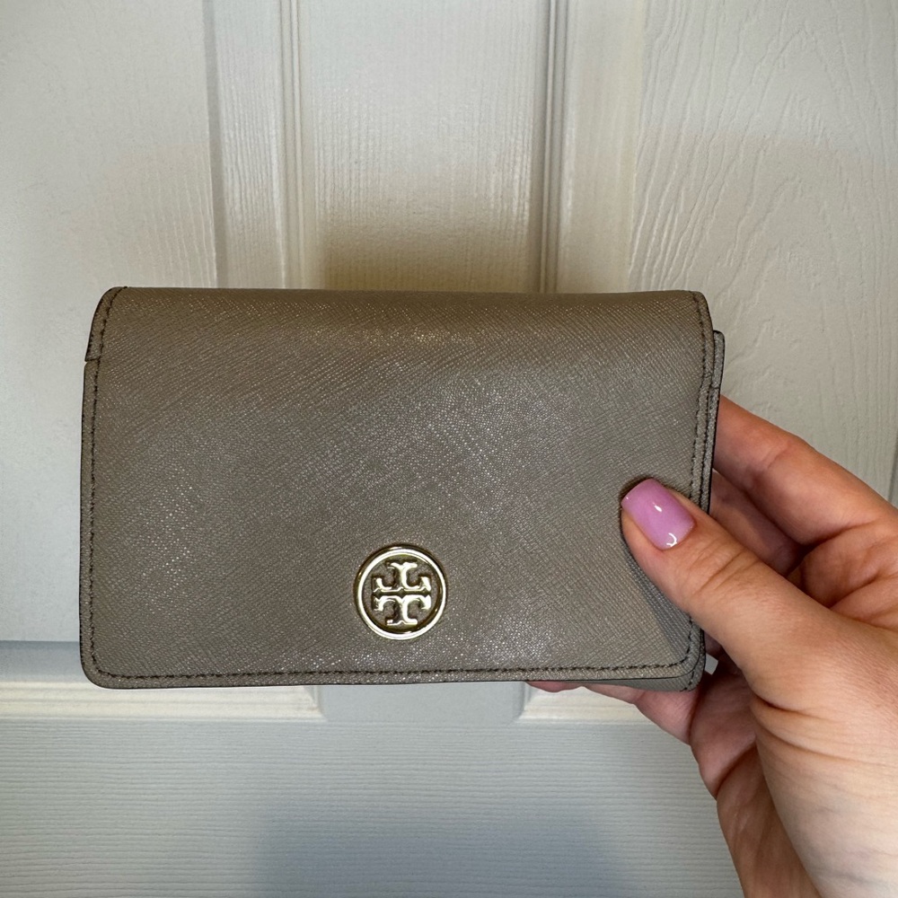 Tory Burch Gray Wallet